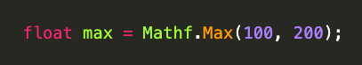 Mathf.Max