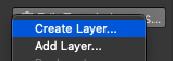 Terrain の Create Layer