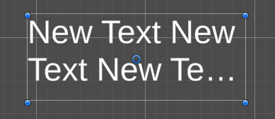 TextMesh Pro で Ellipsis 設定した2行分のテキスト