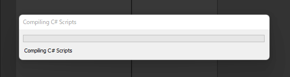unityのC#コンパイル中ダイアログ