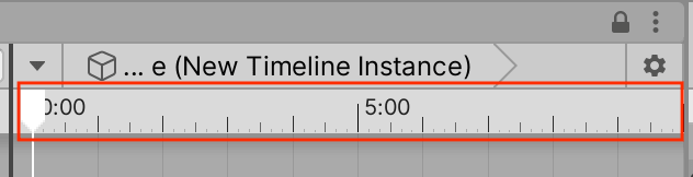 Timeline の秒数単位表示