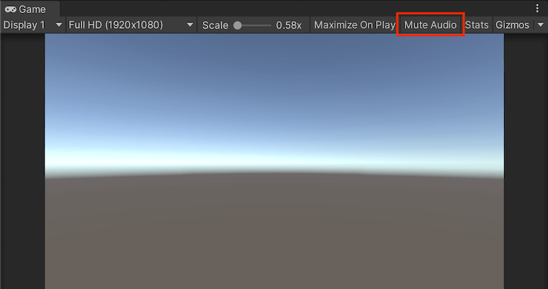 Unity Mute Audio